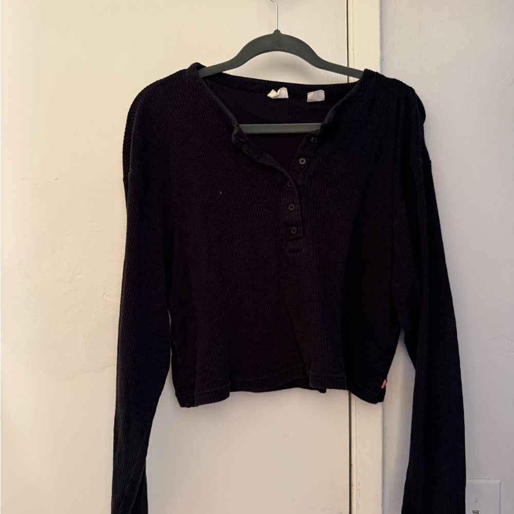 Levi's Black Long Sleeve Tunic